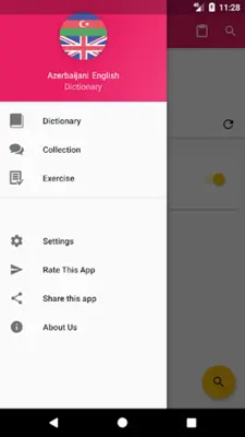 Azerbaijani English Dictionary android App screenshot 5